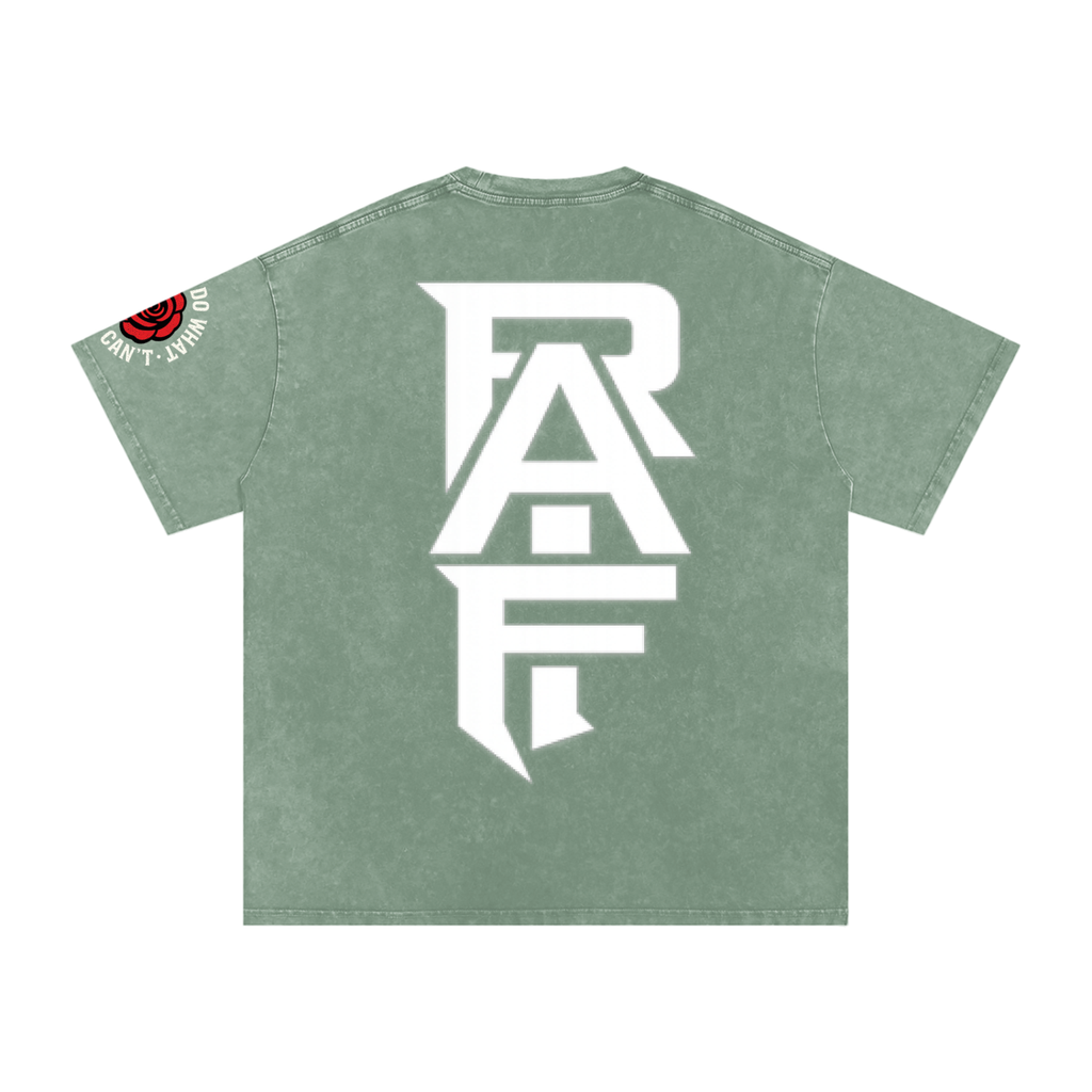 RAIF Snow Washed Oversized Cotton T-Shirt