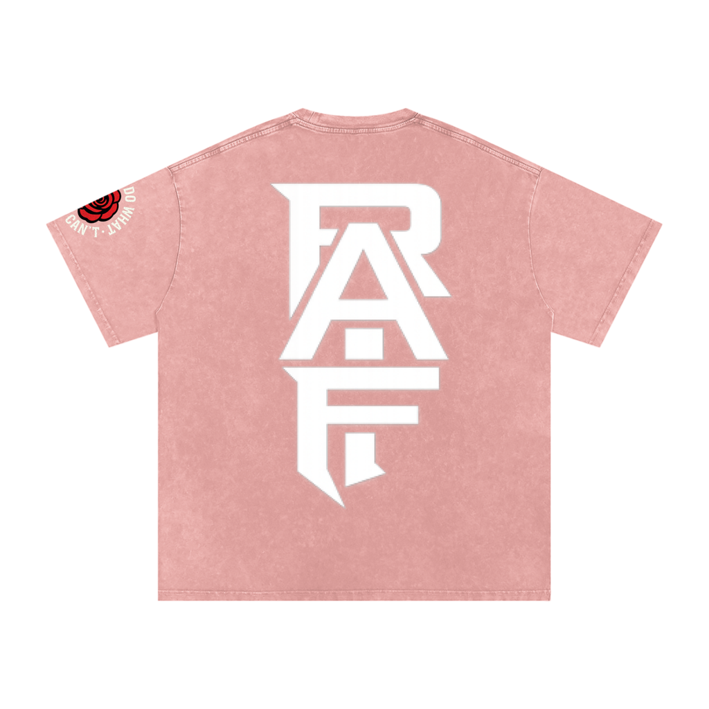 RAIF Snow Washed Oversized Cotton T-Shirt