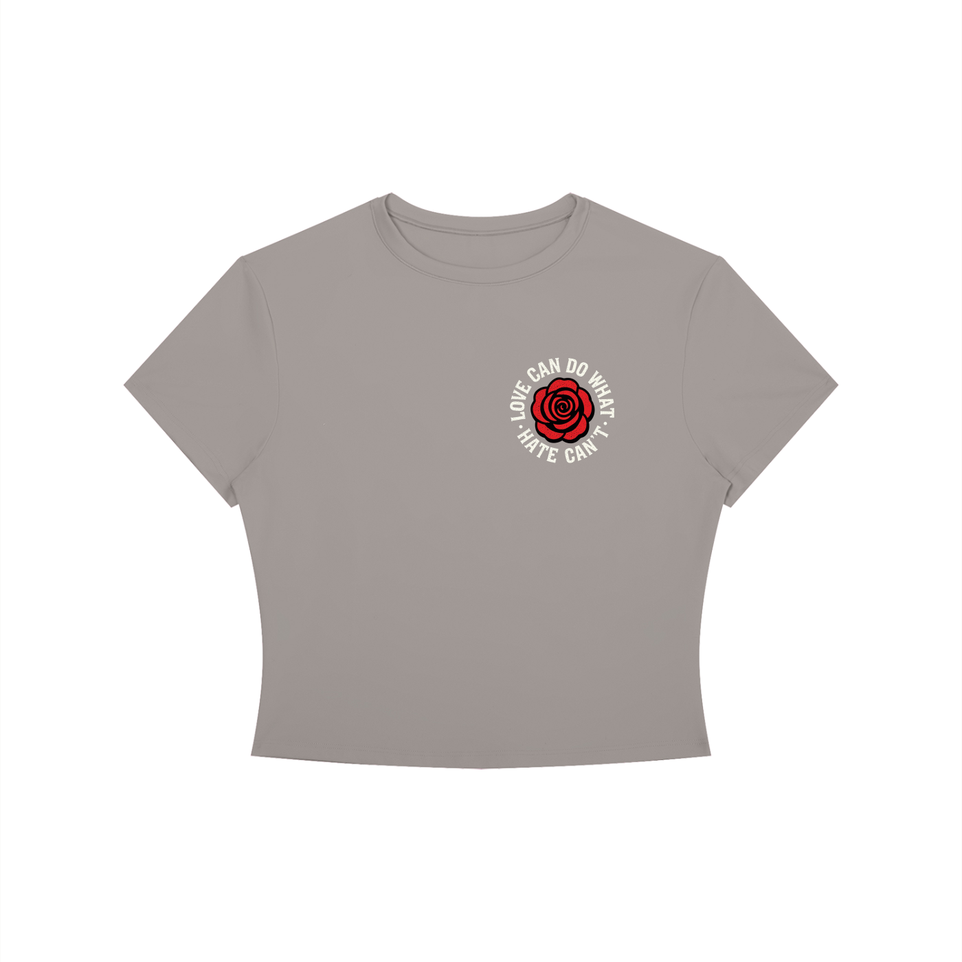 RAIF Women's Crewneck Crop T-Shirt