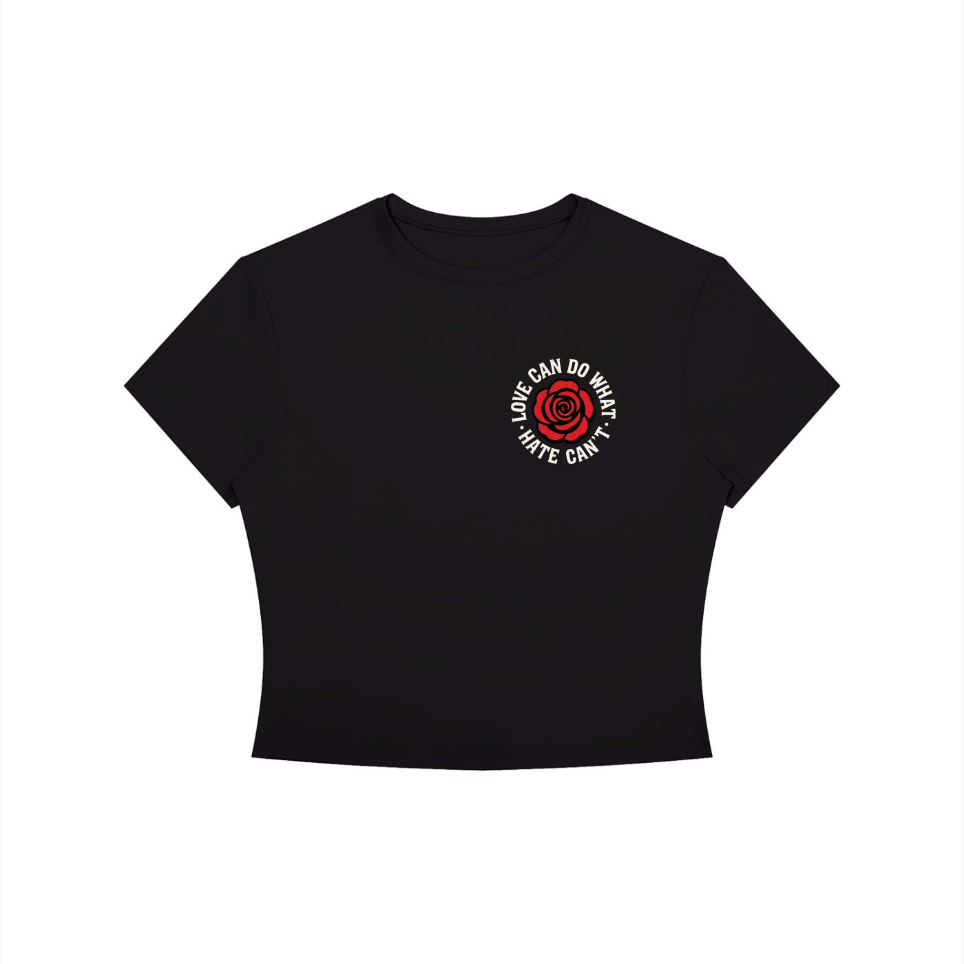 RAIF Women's Crewneck Crop T-Shirt