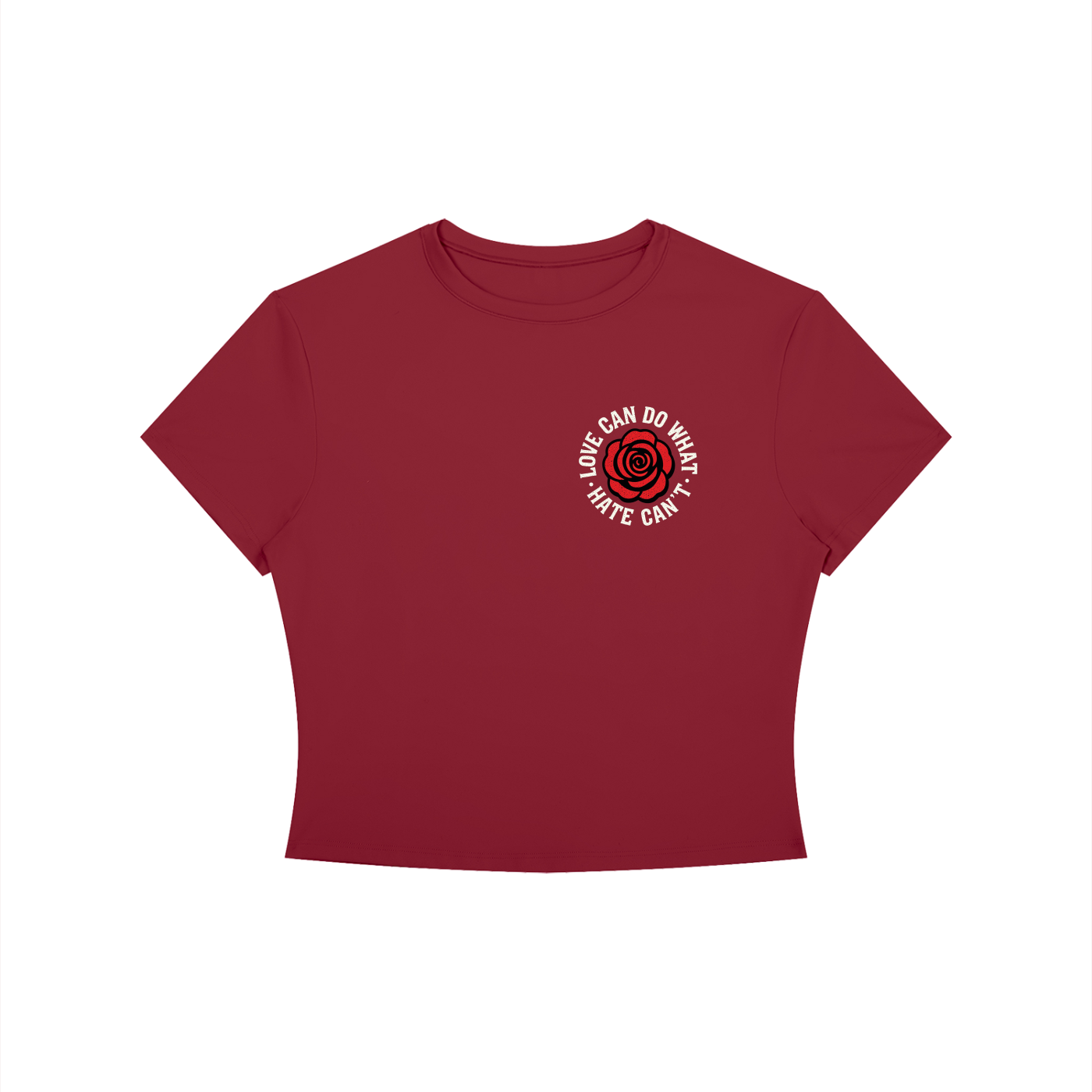 RAIF Women's Crewneck Crop T-Shirt