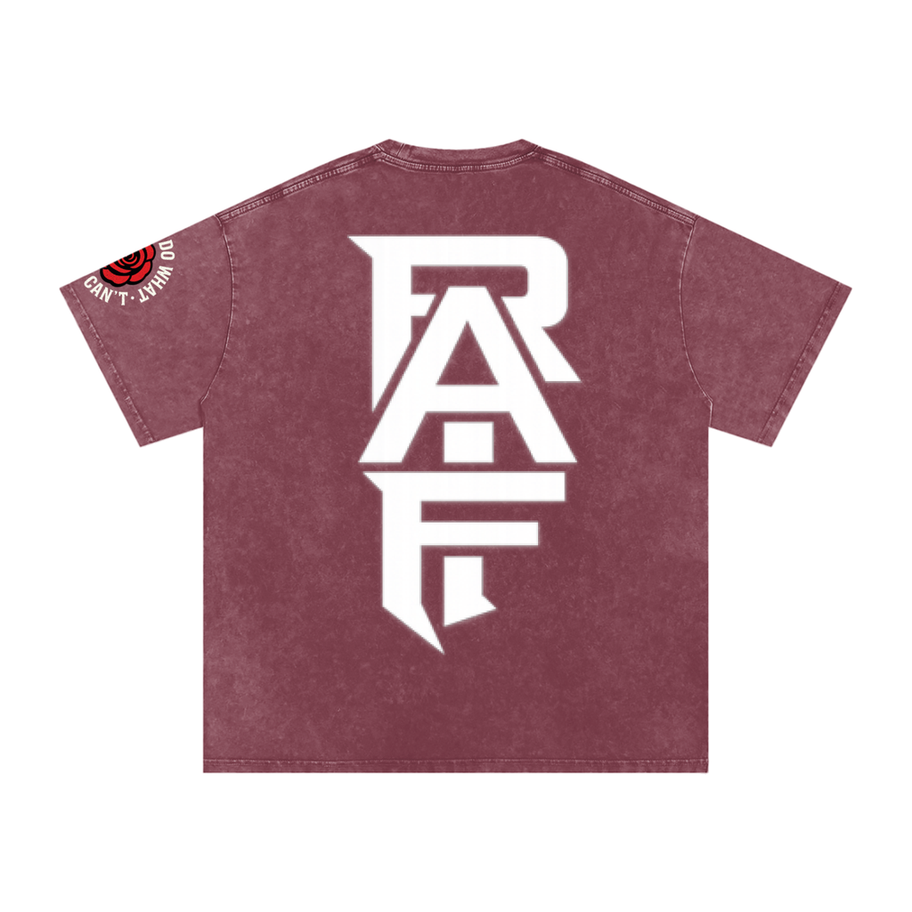 RAIF Snow Washed Oversized Cotton T-Shirt