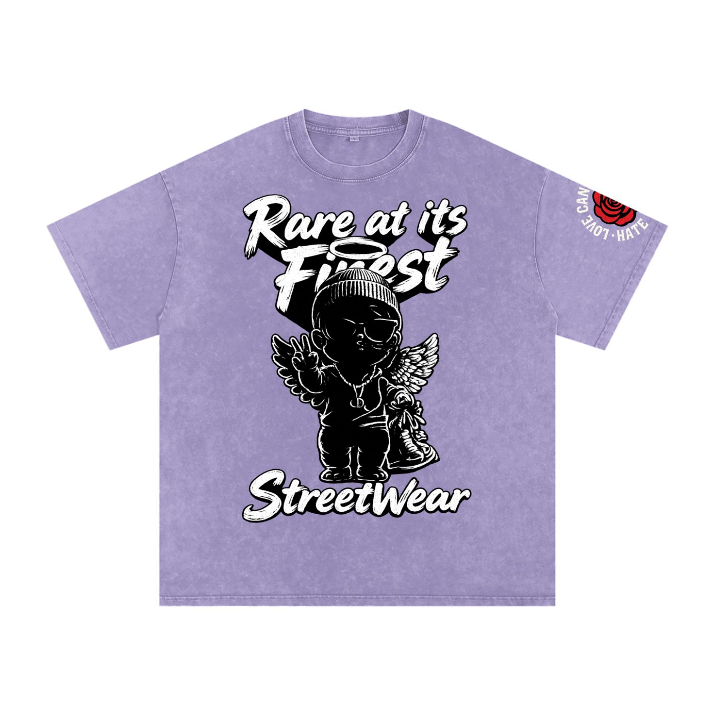 RAIF Snow Washed Oversized Cotton T-Shirt