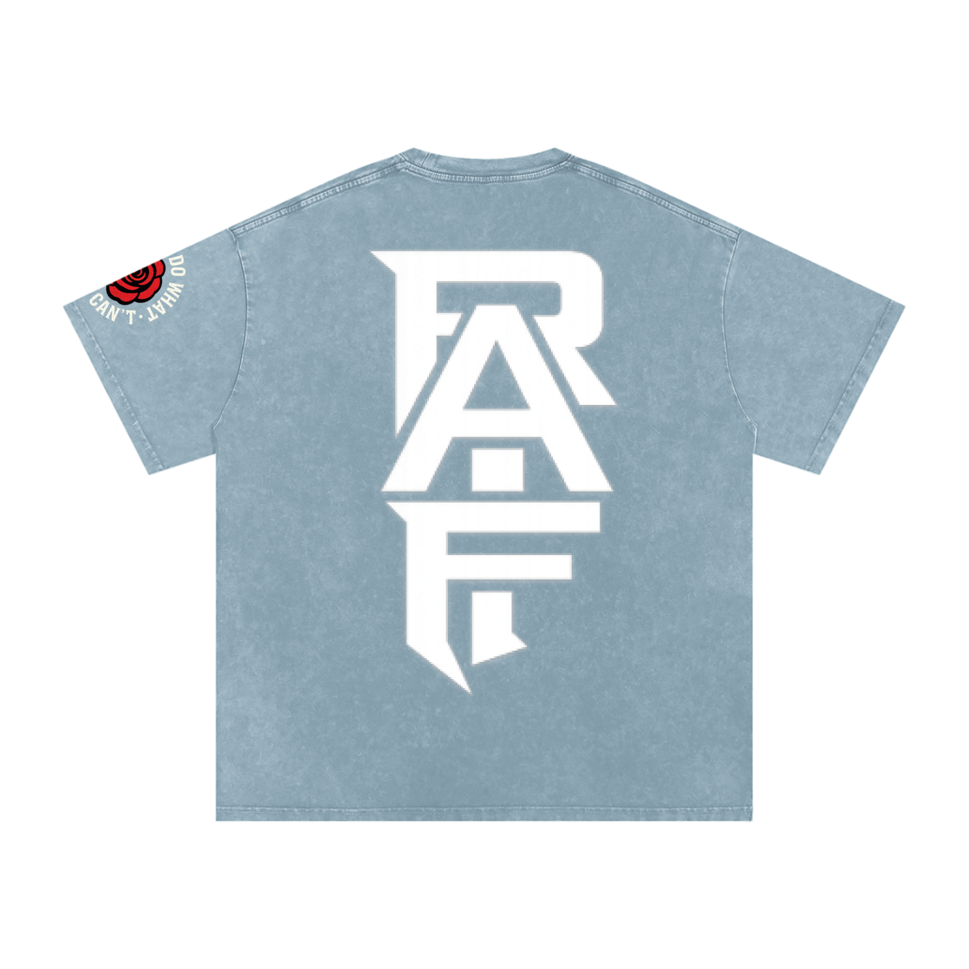 RAIF Snow Washed Oversized Cotton T-Shirt