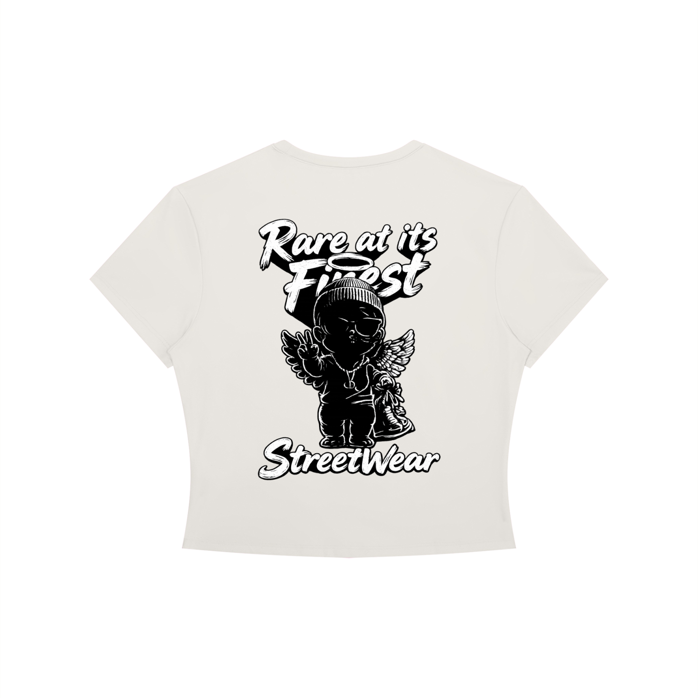 RAIF Women's Crewneck Crop T-Shirt