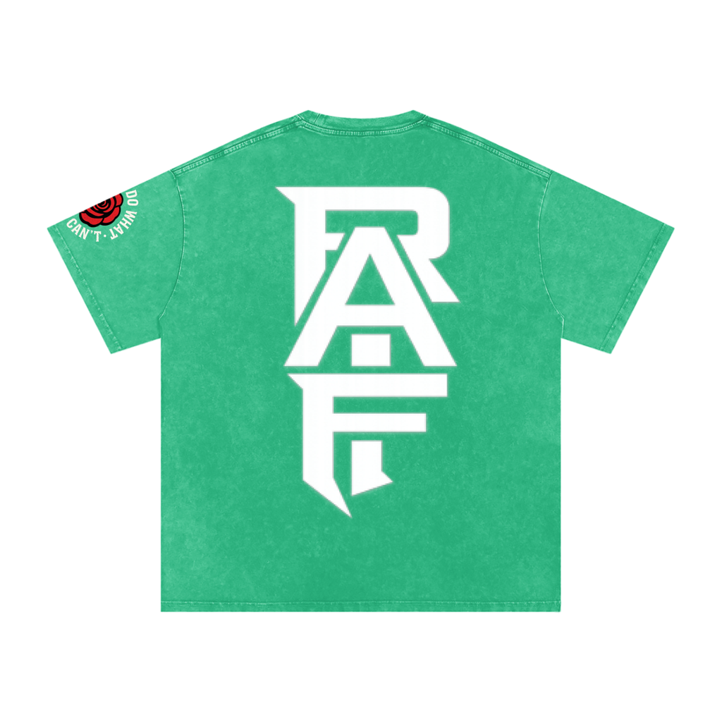 RAIF Snow Washed Oversized Cotton T-Shirt