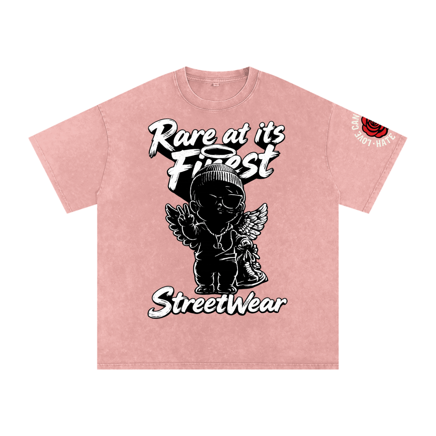 RAIF Snow Washed Oversized Cotton T-Shirt
