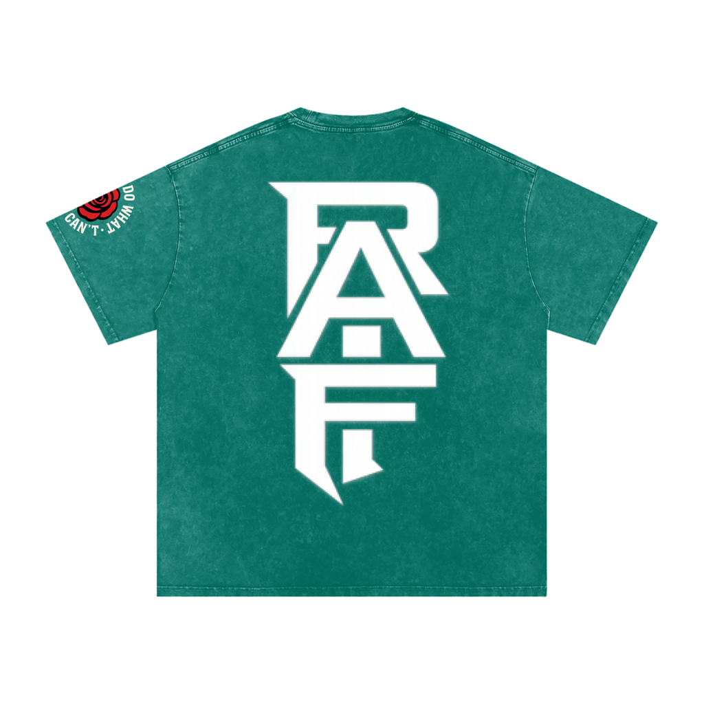 RAIF Snow Washed Oversized Cotton T-Shirt