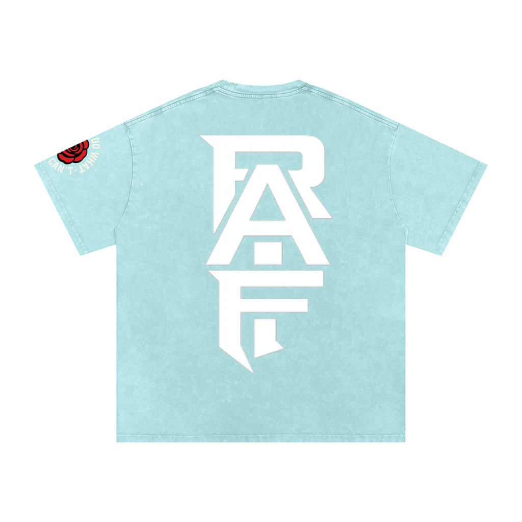 RAIF Snow Washed Oversized Cotton T-Shirt