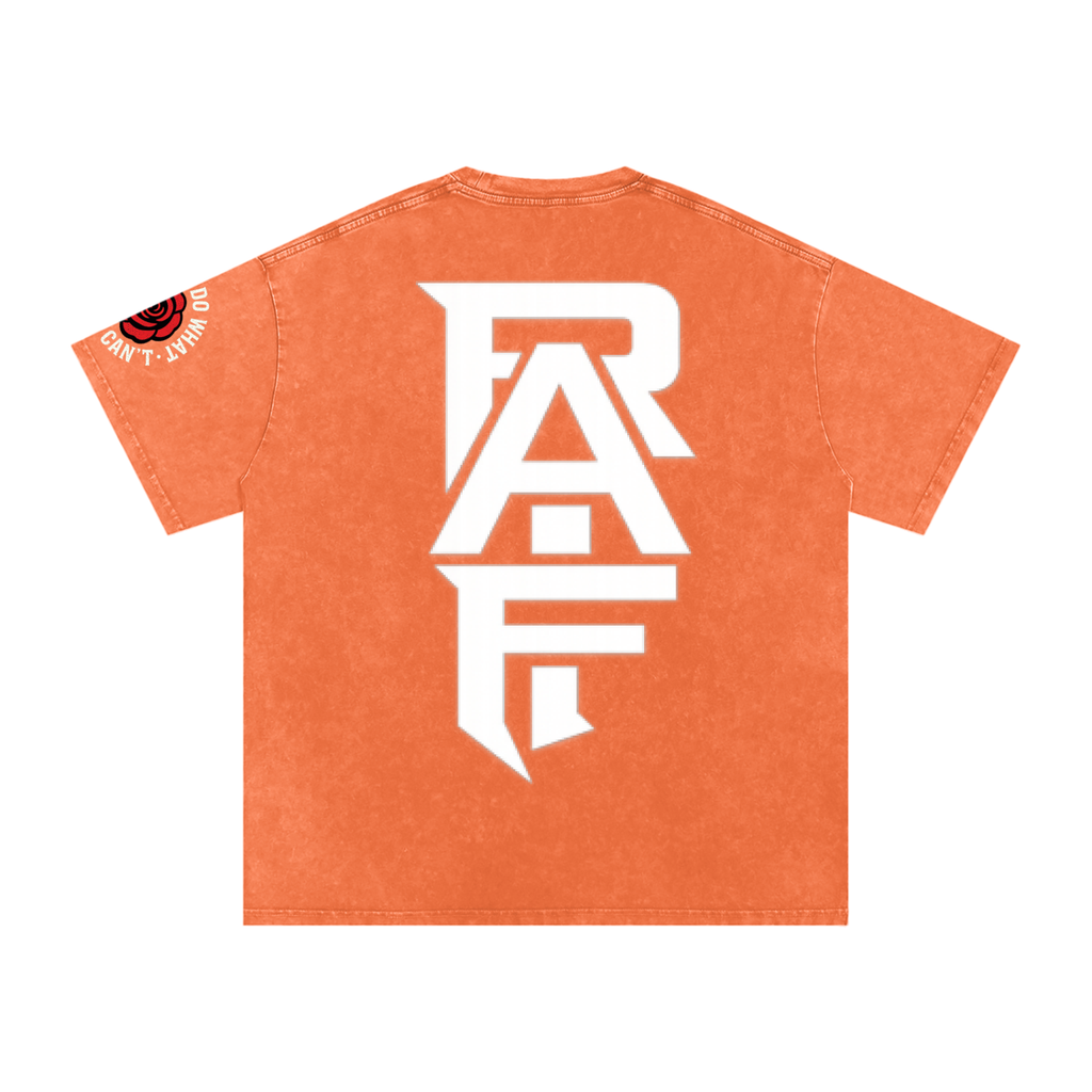 RAIF Snow Washed Oversized Cotton T-Shirt