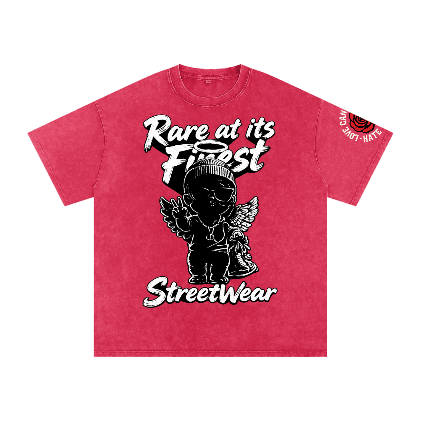 RAIF Snow Washed Oversized Cotton T-Shirt