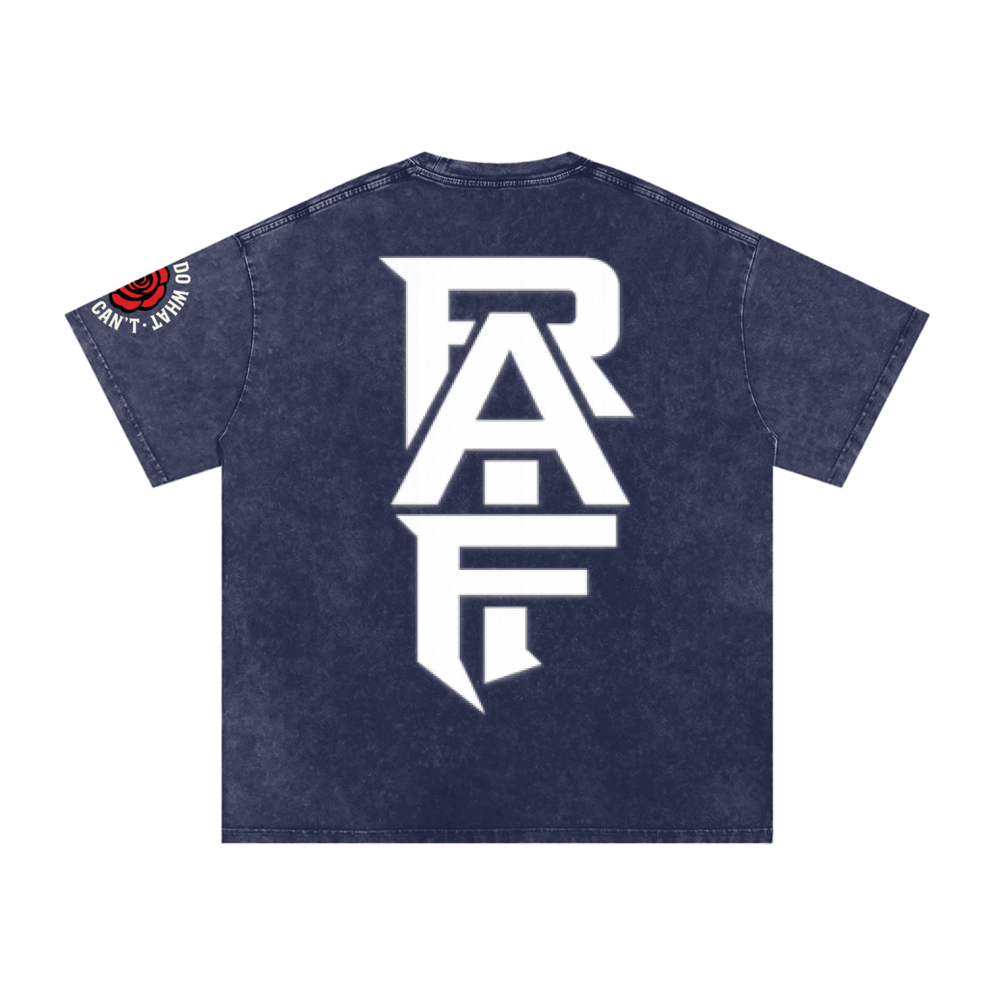 RAIF Snow Washed Oversized Cotton T-Shirt