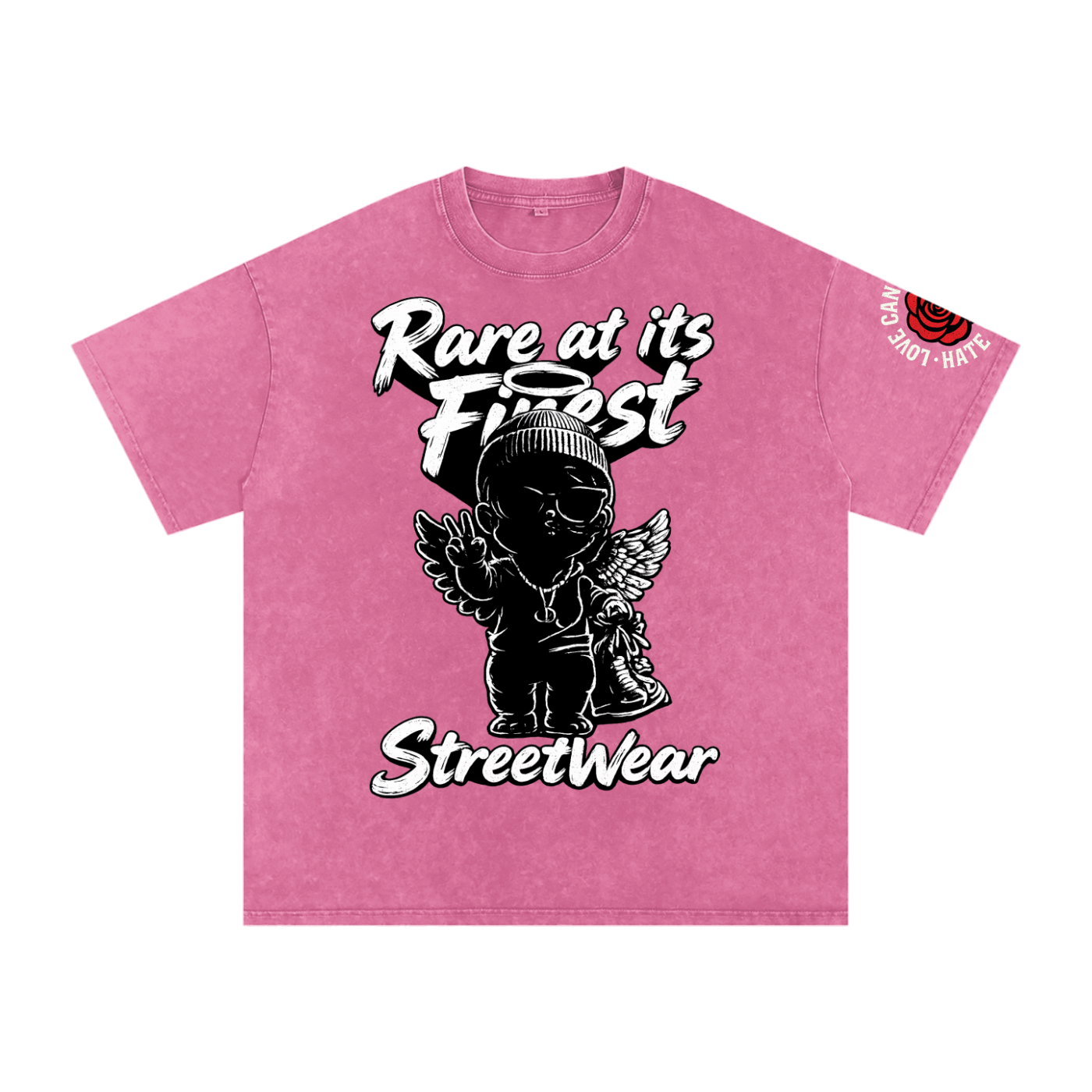 RAIF Snow Washed Oversized Cotton T-Shirt