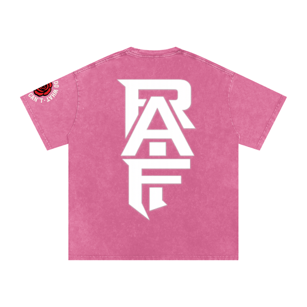 RAIF Snow Washed Oversized Cotton T-Shirt