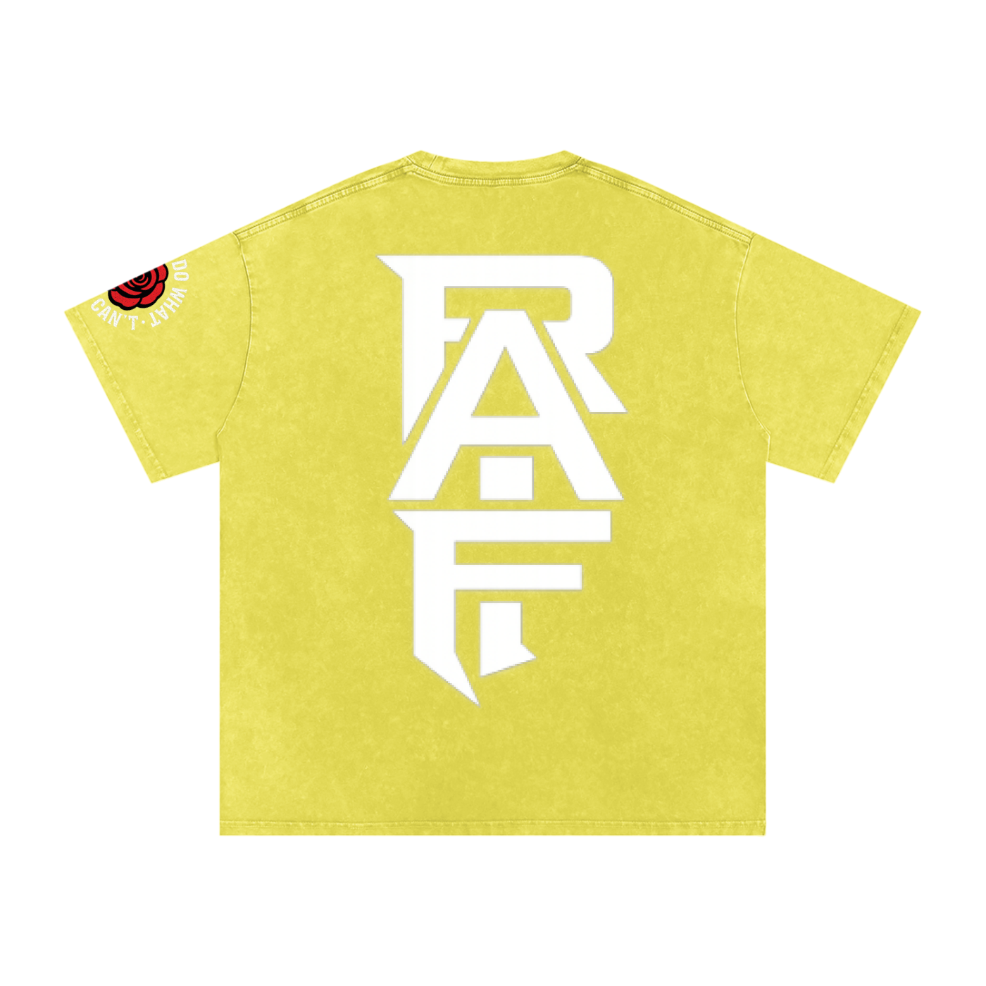 RAIF Snow Washed Oversized Cotton T-Shirt