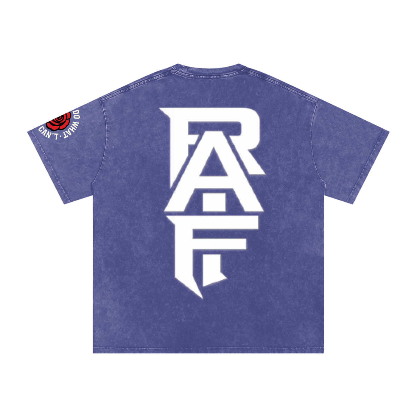 RAIF Snow Washed Oversized Cotton T-Shirt