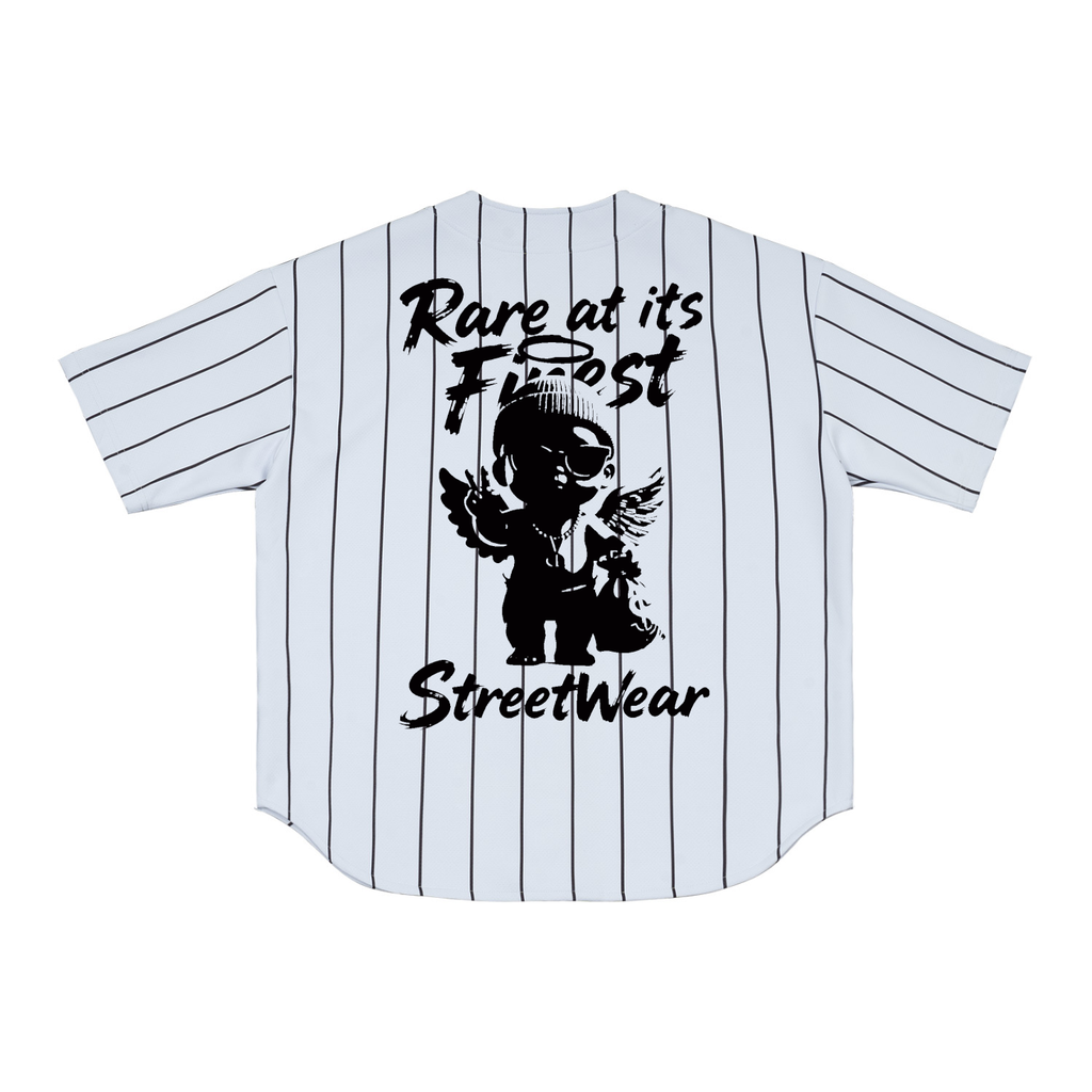RAIF Pinstripe Baseball Jersey