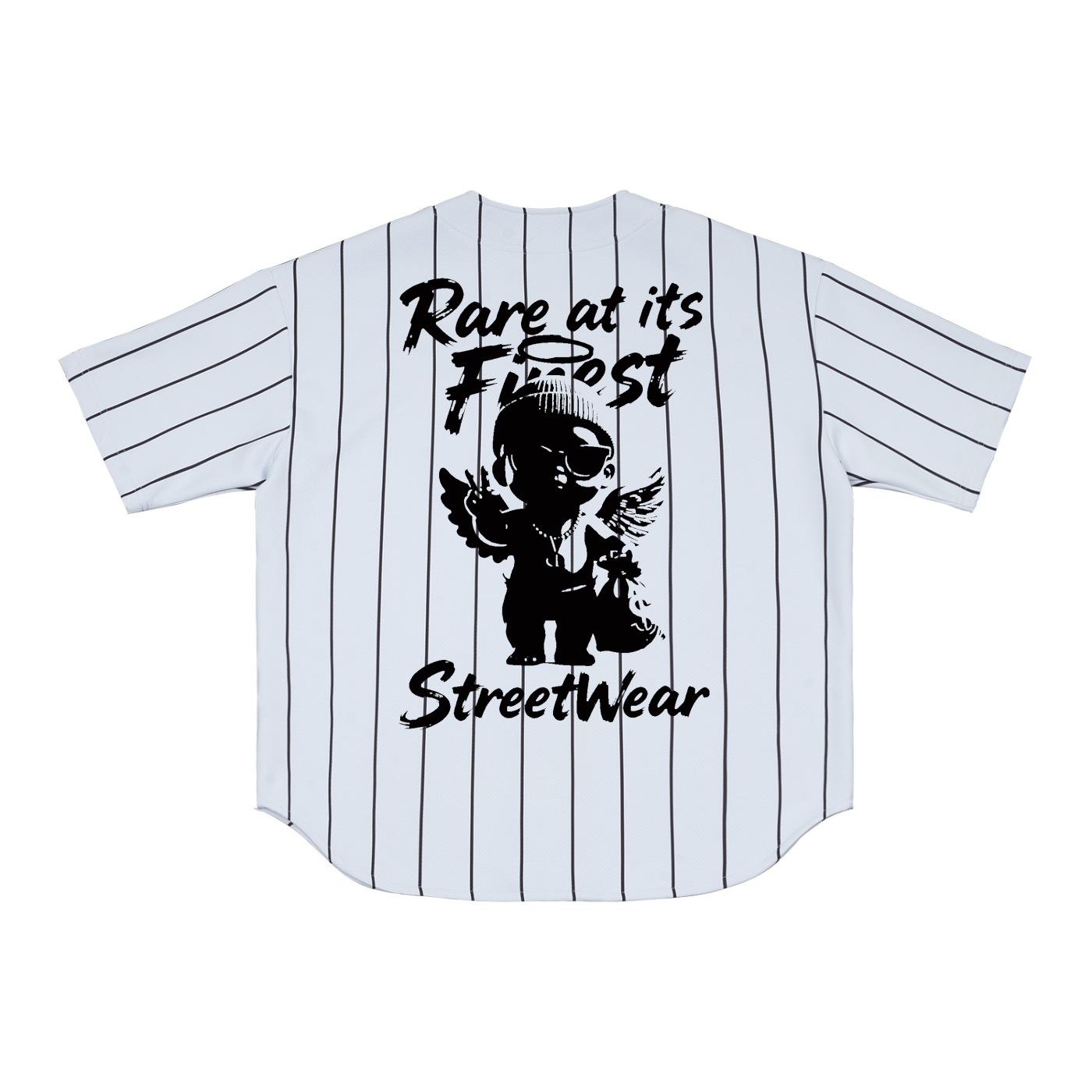 RAIF Pinstripe Baseball Jersey