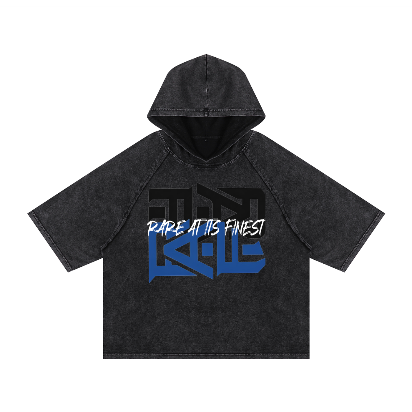 RAIF Snow Washed Hooded Boxy T-Shirt
