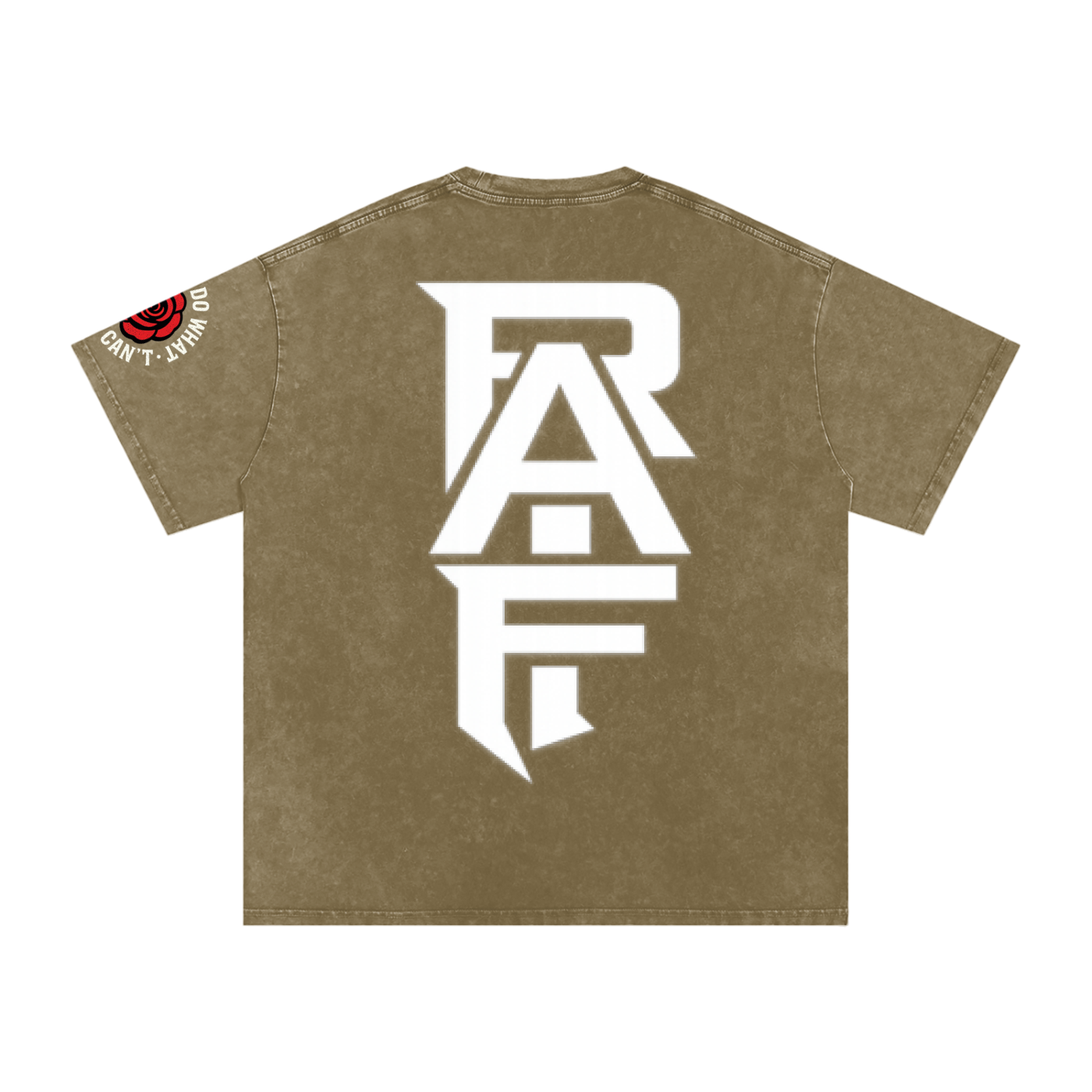 RAIF Snow Washed Oversized Cotton T-Shirt