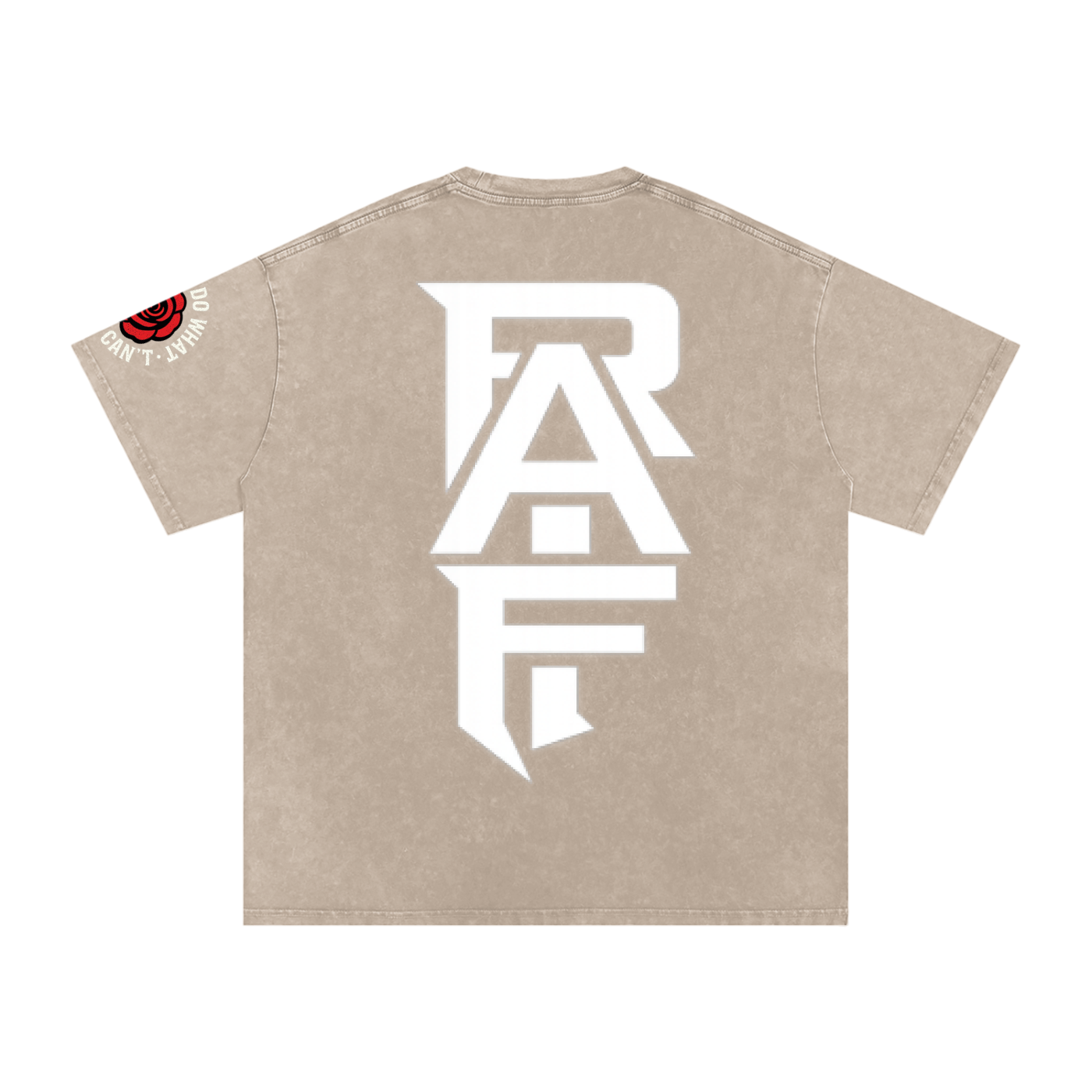 RAIF Snow Washed Oversized Cotton T-Shirt